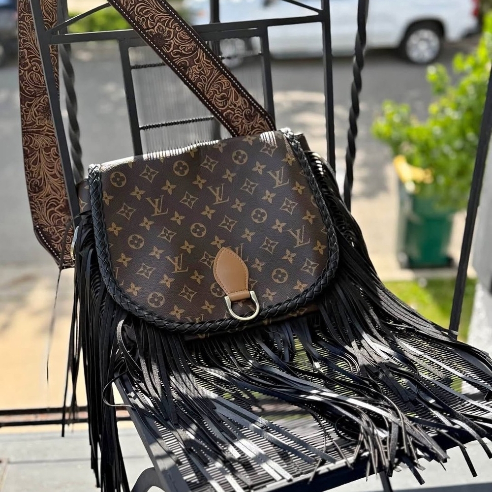 Louis Vuitton Brown Monogram Crossbody Bag